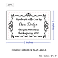 PPLR_HIDDEN_PRODUCT Swirl Accent Border (2"x3" Cotton - 12 labels/set)