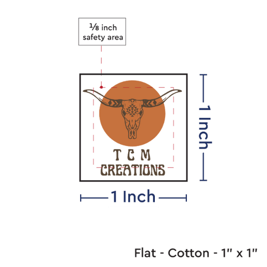 PPLR_HIDDEN_PRODUCT Print your Logo or Image on FLAT Cotton Tags