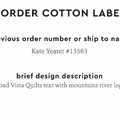 PPLR_HIDDEN_PRODUCT Reorder Previous Label Design - COTTON
