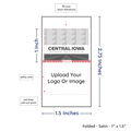 PPLR_HIDDEN_PRODUCT Print your logo/Image on Satin Tags (1.5" wide - Satin)