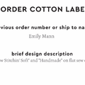 PPLR_HIDDEN_PRODUCT Reorder Previous Label Design - COTTON