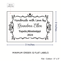 PPLR_HIDDEN_PRODUCT Swirl Accent Border (2"x3" Cotton - 12 labels/set)