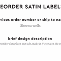 PPLR_HIDDEN_PRODUCT Reorder Previous Label Design - SATIN