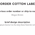 PPLR_HIDDEN_PRODUCT Reorder Previous Label Design - COTTON
