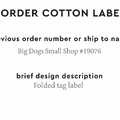 PPLR_HIDDEN_PRODUCT Reorder Previous Label Design - COTTON