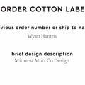 PPLR_HIDDEN_PRODUCT Reorder Previous Label Design - COTTON