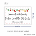 PPLR_HIDDEN_PRODUCT Christmas Garland (2"x3" Cotton - 12 labels/set)