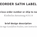 PPLR_HIDDEN_PRODUCT Reorder Previous Label Design - SATIN