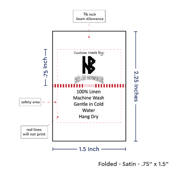 PPLR_HIDDEN_PRODUCT Print your logo/Image on Satin Tags (1.5" wide - Satin)