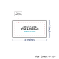 PPLR_HIDDEN_PRODUCT Print your Logo or Image on FLAT Cotton Tags