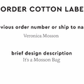 PPLR_HIDDEN_PRODUCT Reorder Previous Label Design - COTTON