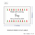 PPLR_HIDDEN_PRODUCT Christmas Trees (2"x3" Cotton - 12 labels/set)