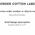 PPLR_HIDDEN_PRODUCT Reorder Previous Label Design - COTTON