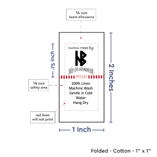 PPLR_HIDDEN_PRODUCT Print Your Logo or Image on FOLDED Cotton Tags