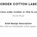 PPLR_HIDDEN_PRODUCT Reorder Previous Label Design - COTTON
