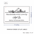 PPLR_HIDDEN_PRODUCT Winter Bird (2"x3" Cotton - 12 labels/set)