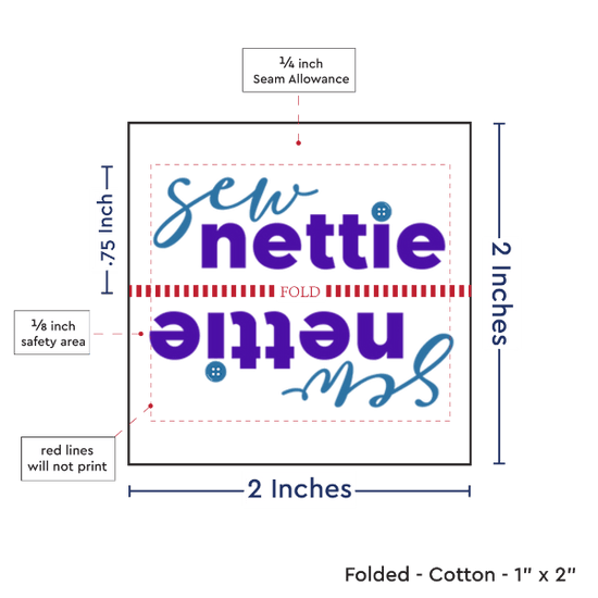 PPLR_HIDDEN_PRODUCT Print Your Logo or Image on FOLDED Cotton Tags