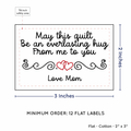 PPLR_HIDDEN_PRODUCT Double Heart Quote (2"x3" Cotton - 12 labels/set)