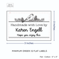 PPLR_HIDDEN_PRODUCT Winter Bird (2"x3" Cotton - 12 labels/set)