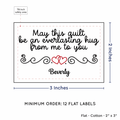 PPLR_HIDDEN_PRODUCT Double Heart Quote (2"x3" Cotton - 12 labels/set)