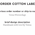 PPLR_HIDDEN_PRODUCT Reorder Previous Label Design - COTTON