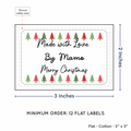 PPLR_HIDDEN_PRODUCT Christmas Trees (2"x3" Cotton - 12 labels/set)