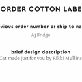 PPLR_HIDDEN_PRODUCT Reorder Previous Label Design - COTTON