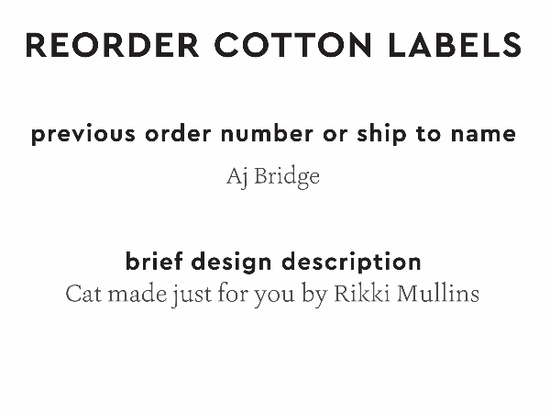 PPLR_HIDDEN_PRODUCT Reorder Previous Label Design - COTTON