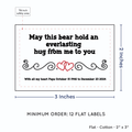PPLR_HIDDEN_PRODUCT Double Heart Quote (2"x3" Cotton - 12 labels/set)