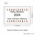 PPLR_HIDDEN_PRODUCT Christmas Trees (2"x3" Cotton - 12 labels/set)