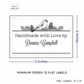 PPLR_HIDDEN_PRODUCT Winter Bird (2"x3" Cotton - 12 labels/set)