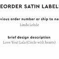 PPLR_HIDDEN_PRODUCT Reorder Previous Label Design - SATIN