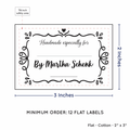 PPLR_HIDDEN_PRODUCT Swirl Accent Border with Fill in Blanks (2"x3" Cotton - 12 labels/set)