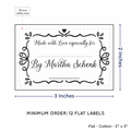 PPLR_HIDDEN_PRODUCT Swirl Accent Border with Fill in Blanks (2"x3" Cotton - 12 labels/set)