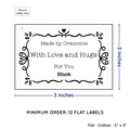 PPLR_HIDDEN_PRODUCT Swirl Accent Border (2"x3" Cotton - 12 labels/set)