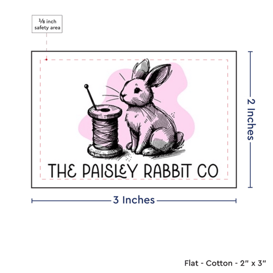 PPLR_HIDDEN_PRODUCT Print your Logo or Image on FLAT Cotton Tags
