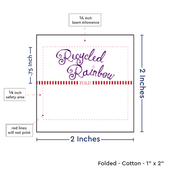PPLR_HIDDEN_PRODUCT Print Your Logo or Image on FOLDED Cotton Tags