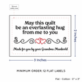 PPLR_HIDDEN_PRODUCT Double Heart Quote (2"x3" Cotton - 12 labels/set)