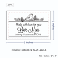 PPLR_HIDDEN_PRODUCT Winter Bird (2"x3" Cotton - 12 labels/set)