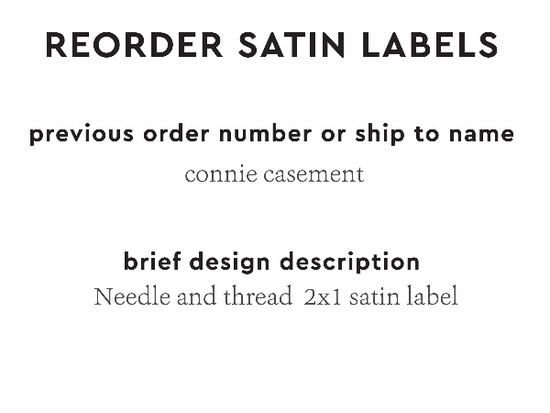 PPLR_HIDDEN_PRODUCT Reorder Previous Label Design - SATIN