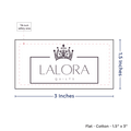 PPLR_HIDDEN_PRODUCT Print your Logo or Image on FLAT Cotton Tags