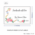 PPLR_HIDDEN_PRODUCT Thread and Flowers with Fill in Blanks (2"x3" Cotton - 12 labels/set)
