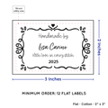 PPLR_HIDDEN_PRODUCT Swirl Accent Border (2"x3" Cotton - 12 labels/set)
