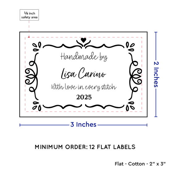 PPLR_HIDDEN_PRODUCT Swirl Accent Border (2"x3" Cotton - 12 labels/set)