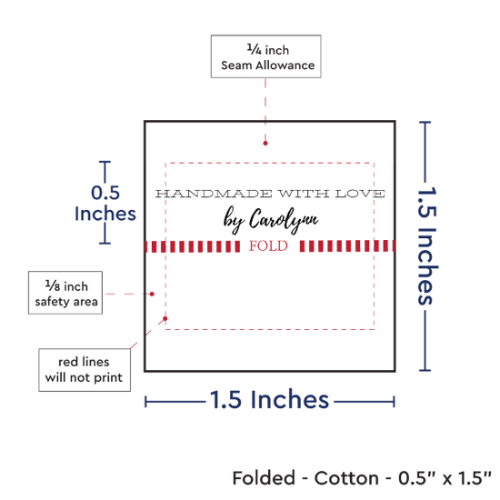 PPLR_HIDDEN_PRODUCT Print Your Logo or Image on FOLDED Cotton Tags