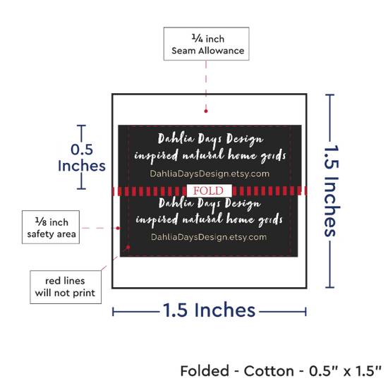 PPLR_HIDDEN_PRODUCT Print Your Logo or Image on FOLDED Cotton Tags
