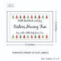 PPLR_HIDDEN_PRODUCT Christmas Trees (2"x3" Cotton - 12 labels/set)