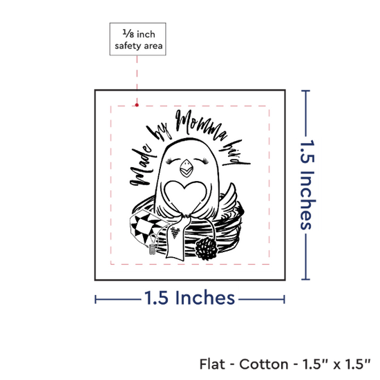 PPLR_HIDDEN_PRODUCT Print your Logo or Image on FLAT Cotton Tags