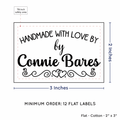 PPLR_HIDDEN_PRODUCT Double Heart Border (2"x3" Cotton - 12 labels/set)