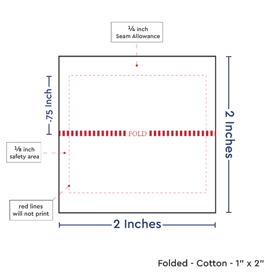 PPLR_HIDDEN_PRODUCT Print Your Logo or Image on FOLDED Cotton Tags